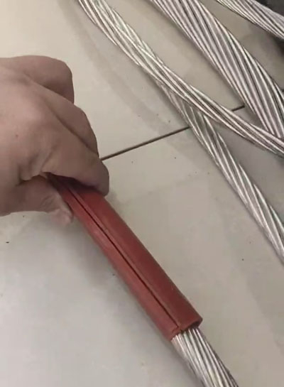 鋼芯鋁絞線用硅膠絕緣護套